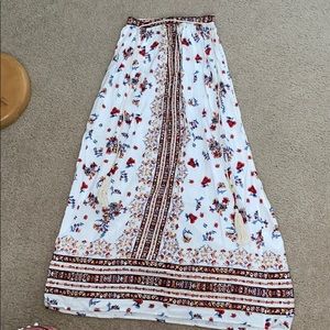 Boho Full Length Skirt